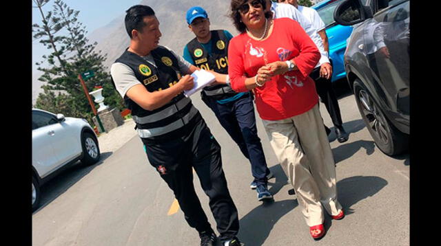 Alcaldesa de Urcos fue detenida cuando ingresaba a cementerio en La Molina.