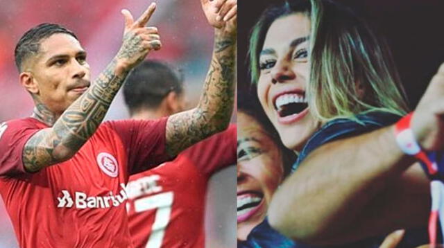 Alondra García Miró celebró los goles de Paolo Guerrero junto a la familia del futbolista