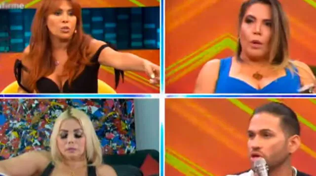 Magaly Medina amenazó a Anehlí Barahona con botarla del set tras pelea con Shirley Cherres