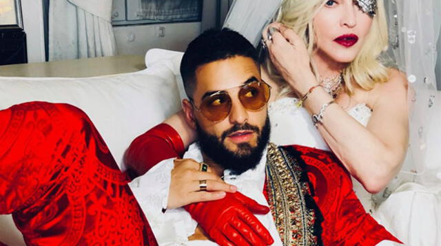 Maluma se emociona con estreno de canción con Madonna