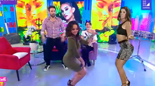 Daniela Darcourt y "Yahaira Plasencia" bailaron al ritmo del 'totó'