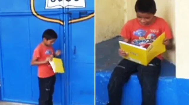 Vía Facebook se reveló la admirable historia del escolar de Tarapoto