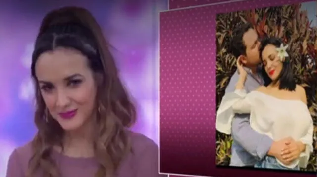 Rosángela Espinoza se emocionó al recibir llamada en vivo de su novio