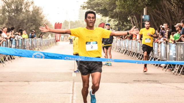 Raúl Machacuay Huamán  fue ganador con un tiempo de 31minutos  con 15 segundos