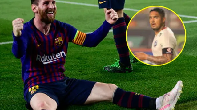 Lionel Messi provocó está reacción en Juan Manuel Vargas tras su golazo ante Liverpool