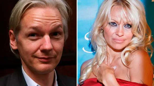 Pamela Anderson rechazó a los cargos que afronta su amigo, Julian Assange