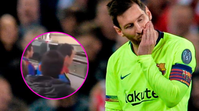 Lionel Messi: hinchas del Barcelona recriminaron al argentino tras la eliminación de Champions