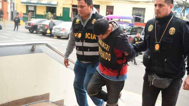 Detenido atrapado por la policía