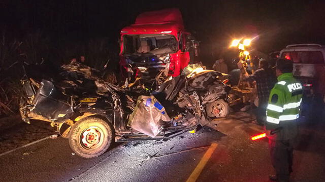 Entre víctimas de accidente en Arequipa figuran cuatro familiares