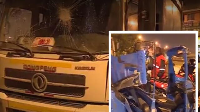 Accidente en Los Olivos dejó una mototaxista fallecida Accidente en Los Olivos dejó una mototaxista fallecida