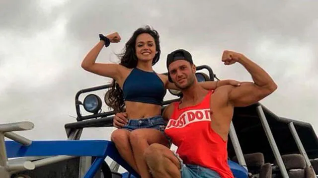 Mayra Goñi y Fabio Agostini mantienen una cordial amistad 