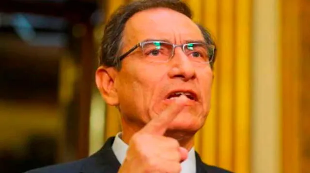 Presidente Martín Vizcarra arremete contra el Congreso