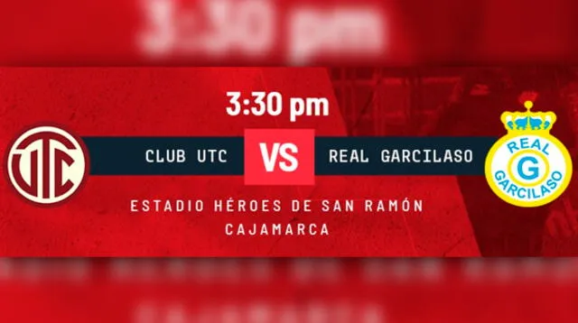 UTC vs. Real Garcilaso EN VIVO: Sigue el partido totalmente GRATIS