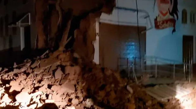 En Yurimaguas varias casas se desplomaron tras fuerte sismo de 7.5