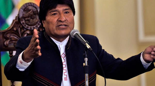 Evo Morales manifestó que brindará apoyo al Perú