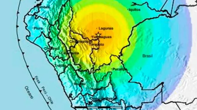 El IGP actualizó magnitud del sismo en Loreto 