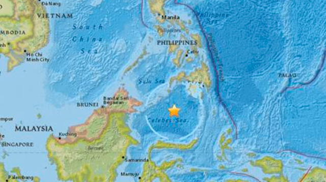 Sismo de 6.2 se registró en Filipinas 