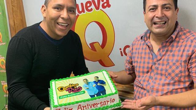 Edwin Sierra y Oscar del Río celebran en radio