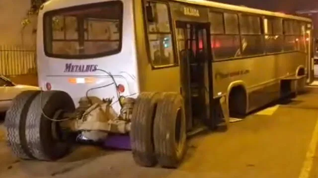 Mal mantenimiento de bus habría sido causante del accidente