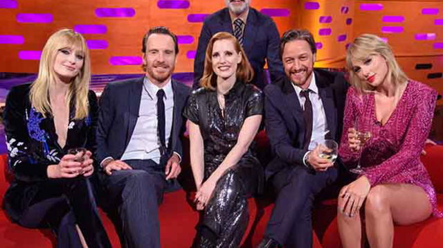 Estrellas de "Dark Phoenix" desfilaron en "El show de Graham Norton"