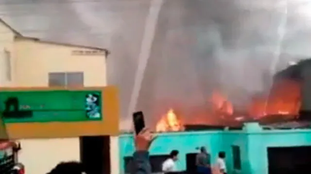 Incendio en Chorrillos 