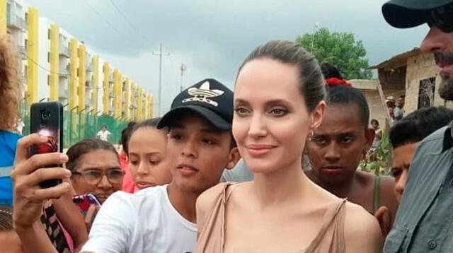 Angelina Jolie se reúne con presidente de Colombia para defender a niños venezolanos