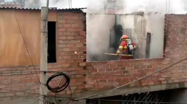 Niños provocan incendio tras jugar con fósforos