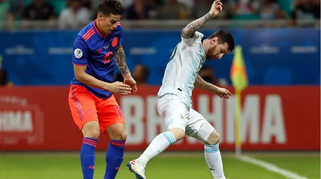 James Rodríguez ridiculizó a Lionel Messi