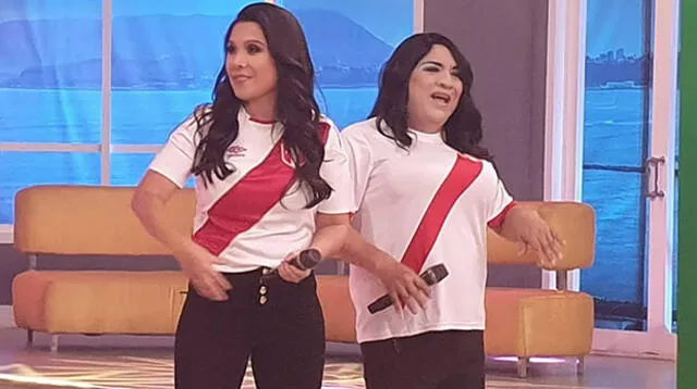 Manolo Rojas se juntó nuevamente con Tula Rodríguez con su imitación de Tulia