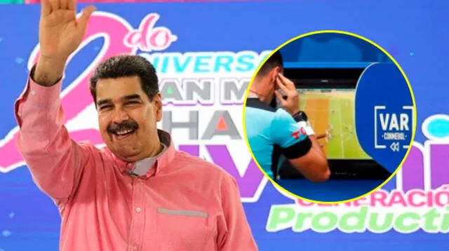 Nicolás Maduro agradece al VAR por anular goles de Perú y Brasil ante Venezuela