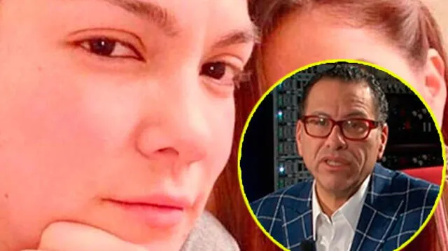 Karim Vidal, pareja de Katty García, agradeció no tener un padre como el hombre de prensa