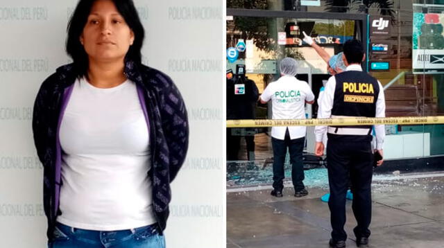 Capturan a peligrosa delincuente que robó tienda en Surco  