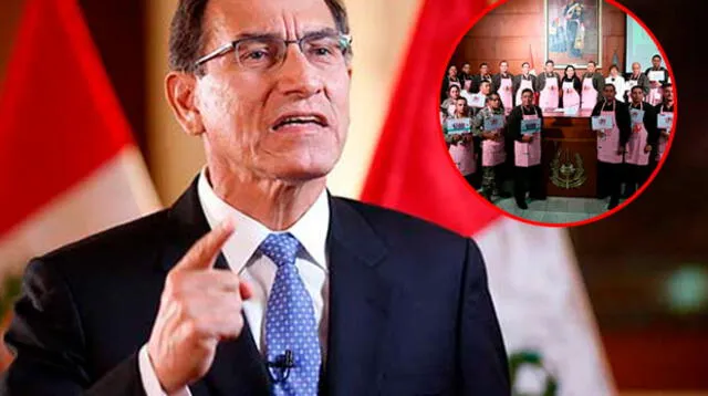 Martín Vizcarra se pronunció sobre polémica de mandiles rosados   