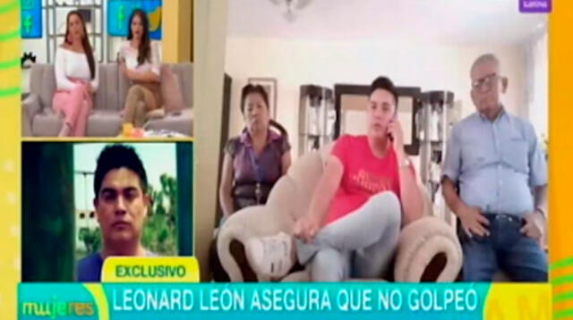 Leonard León reaparece en televisión y niega tajantemente haber maltratado a su hermana