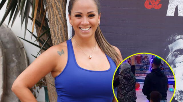 Melissa Klug vive un lindo momento con su pareja