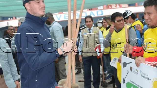 El alcalde de La Victoria se encargó de la supervisión de la pena