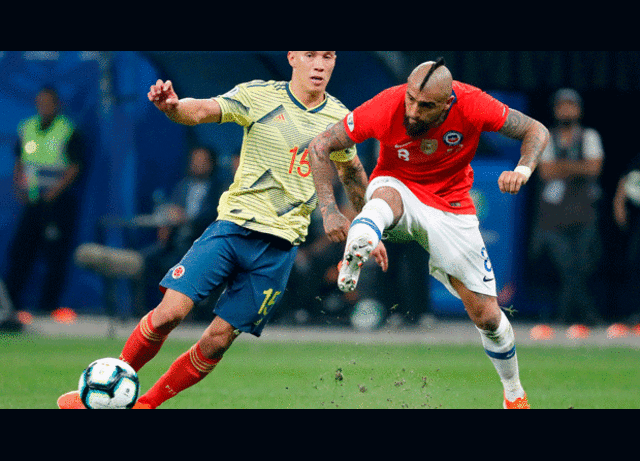 Chile vs. Colombia ha sido programado para este viernes 28 de junio en el estadio Arena Corinthians.FOTO: EFE