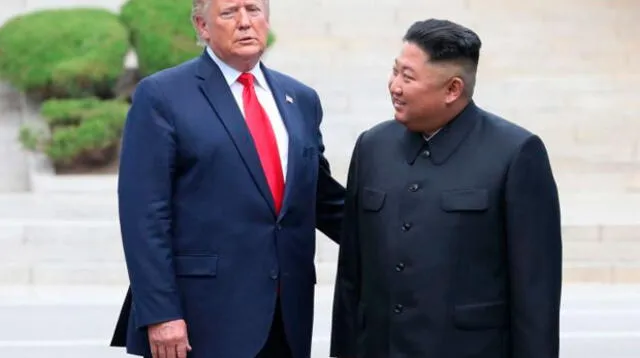 Donald Trump y Kim Jong-un se reunieron en Corea del Norte 