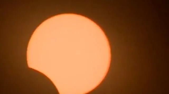 Última fase del eclipse solar 2019