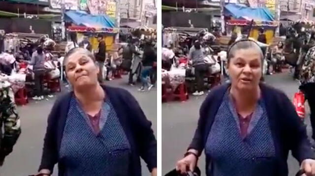 Un usuario publicó un video viral en Facebook donde se observa las acusaciones que realiza una vendedora venezolana