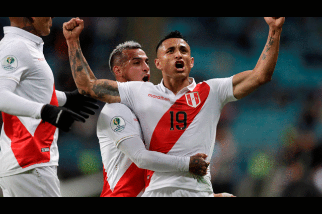 Yotún fue el autor del segundo gol de Perú ante Chile. FOTO: EFE