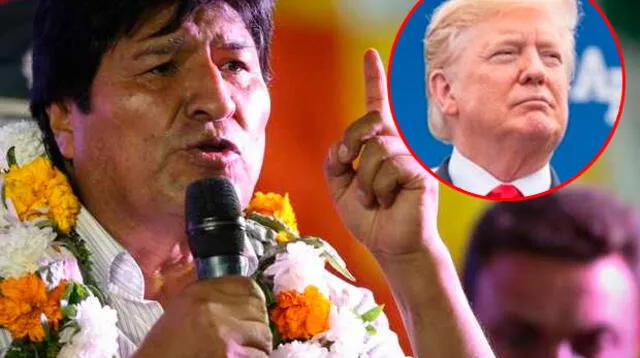 Evo Morales critica a Donald Trump 