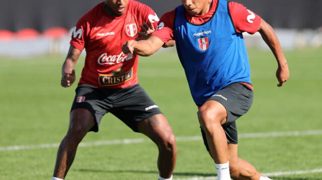 Edison Flores superó lesión al tobillo derecho y estará en la final ante Brasil. FOTO: EFE