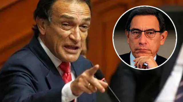 Héctor Becerril le pidió a Martín Vizcarra que deje de hablar del Congreso   