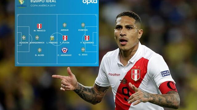 Paolo Guerrero fue el gran goleador de Perú en la Copa América