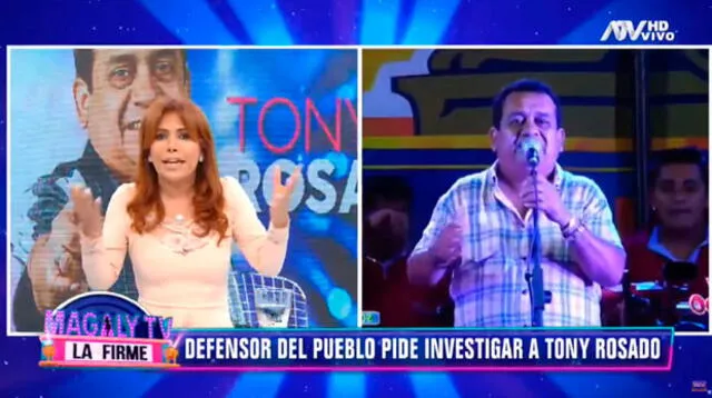 Magaly Medina arremetió contra Tony Rosado