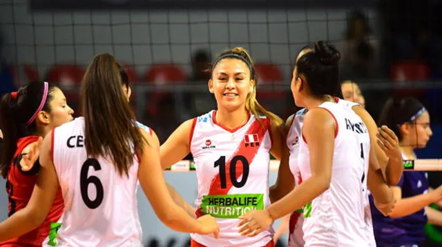 La selección de voleibol de  Perú debuta hoy ante China. FOTO: FPV