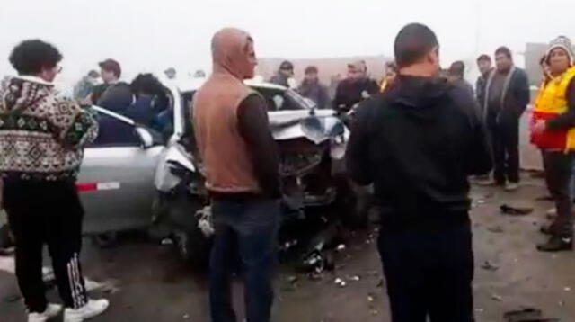 Accidente de tránsito en la Panamericana Norte