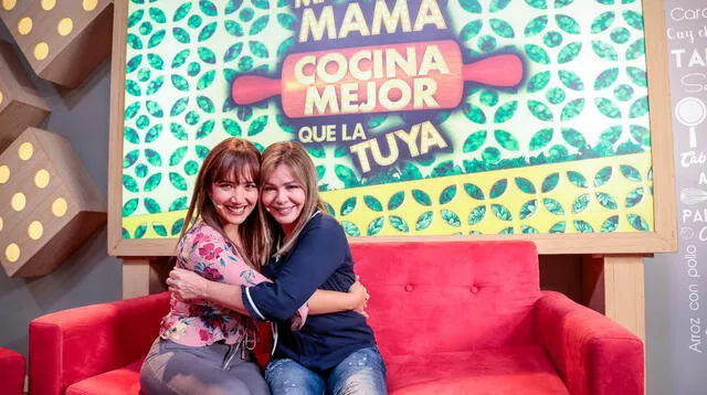 Entró a la cocina con su mamá Patricia