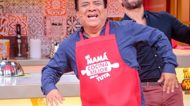 Manolo Rojas participó en el espacio "Mi mamá cocina mejor que la tuya"